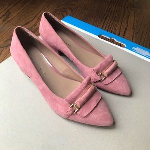 Pink Franco sarto flats